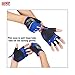 Arltb Cycling Gloves Bike Bicycle Gloves Padded Fingerless Biking Gloves Mittens with Easy to Pull Ring Shock Absorb Lycra Breathable For Bike Riding BMX Bikes Mountain Bike Free Cycle Motorcycle Dirt