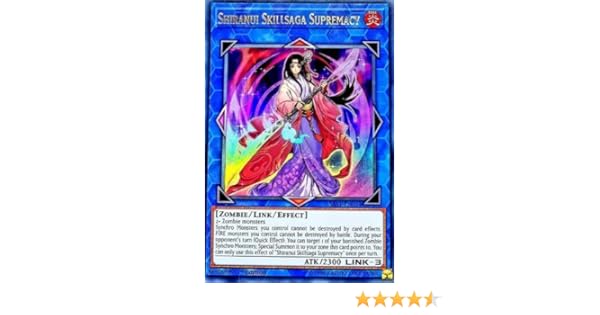 Ultra Rare Unlimited Ed Shiranui Skillsaga Supremacy Sast En054 Yu Gi Oh Tcg Collectables Yu Gi Oh Trading Card Game