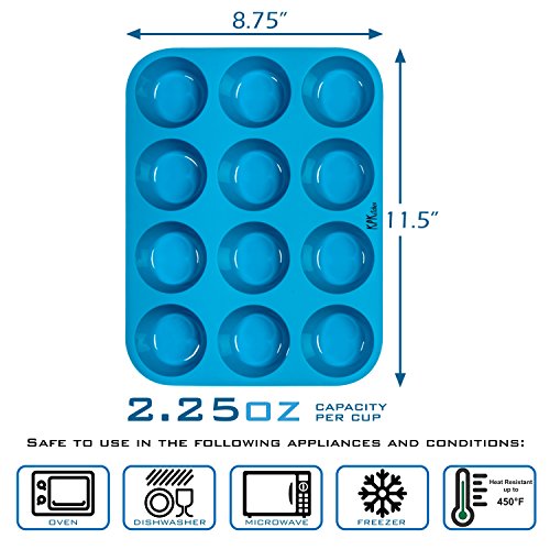 1 Cup+Silicone+Muffin+Cupcake+Baking