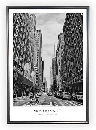 S A Design 人気のアートポスター おしゃれな北欧 モノクロ インテリア ブラックフレーム Sd 時間指定不可 A1