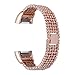 bayite Metal Bands Compatible Fitbit Charge 2, Replacement Bracelet Adjustable Women，Rose Gold