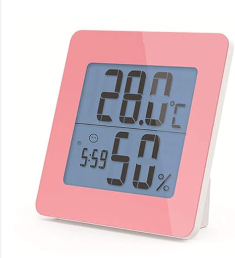Amazon 電子温度計シンプルなファッションデザインスタイルの家庭用湿度計赤ちゃんの部屋高精度温度計と湿度計の子供の目覚まし時計 ワイン用温度計 オンライン通販