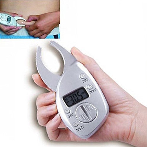Digital Fat Caliper Tester Woopower Body Analyzer Skin Fold Measurement Fitness Health Tool