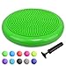 Trideer Inflated Wobble Cushion - Wiggle Seat for Sensory Kids(Multiple Colors), Balance Disc (Extra Thick), Flexible Seating for All Age (34CM Green)