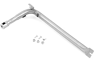 Derurizy DG62-00066A Oven Burner Tube Replacement for Samsung NX58H9500WS/AA NX58H5600SS/AA NX58R5601SS/AA, Stainless Steel Stove Parts Range Tube Oven Burner, Oven Bake Burner Tube 15.9" 1 Pcs