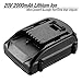 Powilling WA3520 20-Volt 2.5 Amp Lithium Ion Replacement Battery for WG151s, WG155s, WG251s, WG540s, WG890, WG891 20v Lithium Battery