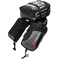 TUSK Excursion Rackless Luggage System w/Small Dry Duffel Tail Bag Standard Heat Shield Black/Grey