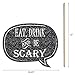Big Dot of Happiness Spooktacular - Eat, Drink and Be Scary Halloween Party Photo Booth Props Kit - 20 Count