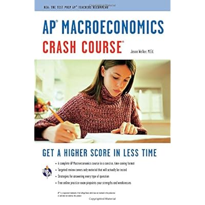 AP® Macroeconomics Crash Course Book + Online (Advanced Placement (AP) Crash Course)