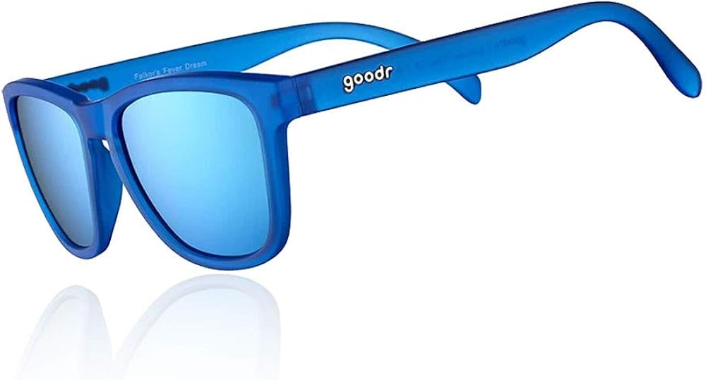 Goodr Falkors Fever Dream Polarised Sunglasses Blue Amazon.co.uk Clothing