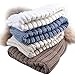 FURTALK Womens Girls Winter Fur Hat Real Large Raccoon Fur Pom Pom Beanie Winter Hats
