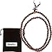 Woodies Walnut Wood Bead Mala Necklace