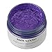 Hair Color Wax Temporary Hairstyle Cream Instant Colored Clay Styling Clay Hair Color Wax Mud Dye Cream Temporary Modeling for Men and Women 120g (Purple)