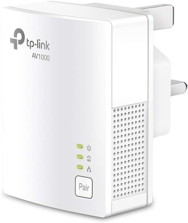 TP-Link TL-PA717KIT AV1000 Powerline Starter Kit, 1-Port Gigabit Powerline Network Adapters, HomePlug AV2 - Image 3