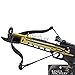 KingsArchery Crossbow Self-Cocking 80 LBS with Hunting Scope, Spare Crossbow String and Caps, 3 Aluminium Arrow Bolts, and Bonus 12-Pack of Colored PVC Arrow Bolts Warranty