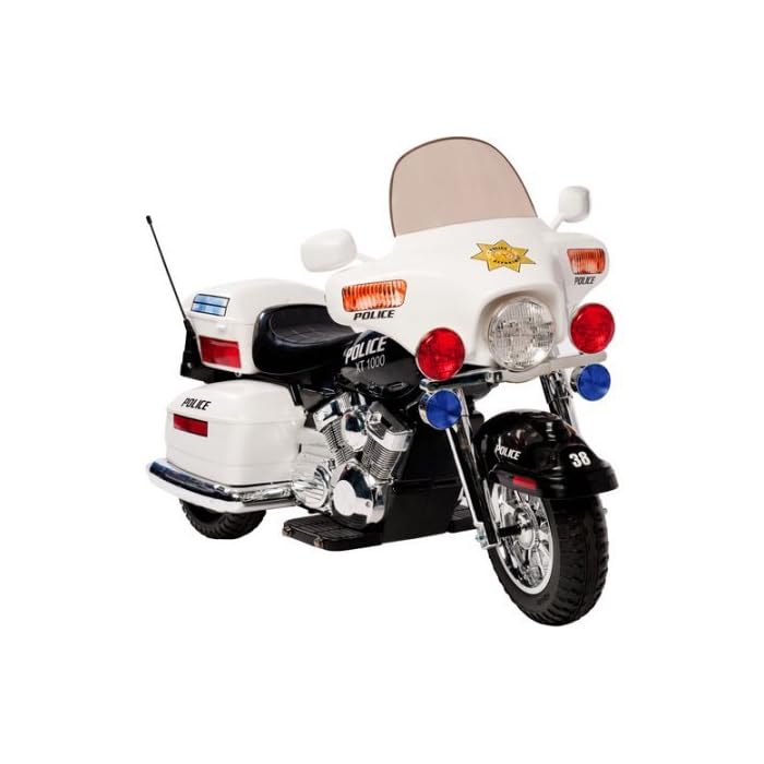 Buy Kid Motorz Police Motorcycle 12Volt BatteryPowered RideOn With