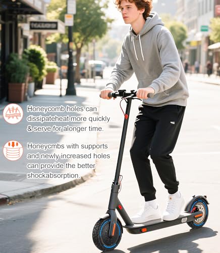BANGTING 2PCS 8.5 Inch Solid Wheels for Electric Scooter, 8 1/2 x2 Replacement Tires, 50/75-6.1 Replacement Wheel for Xiaomi Pro 2 / M365 / M365 Pro / 1S / 3/3 Lite/Essential