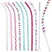 JANYUN 30 Pieces Reusable Plastic Straws BPA-Free 9