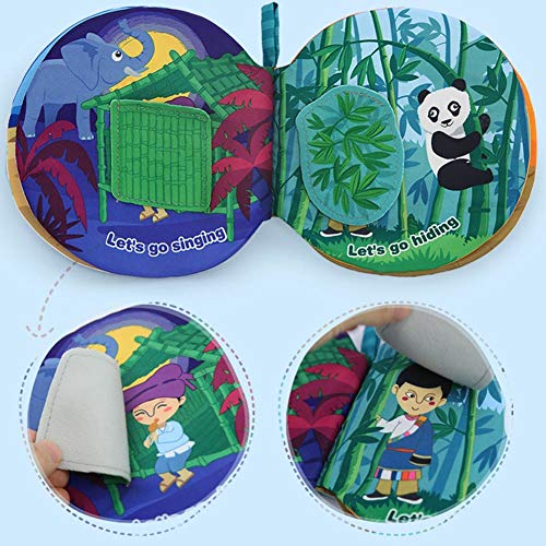 image for YLLuck Soft Baby Books, Let's Go! Infants Early Education Soft Books G