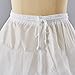 Bridess Women's Crinoline Underskirt Petticoat slip for Wedding Bridal Dress White