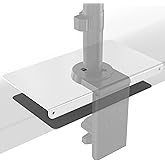 WALI Computer Monitor Arm Clamp, C Bracket Clamp, Steel Reinforcement, for Most Monitor Mount Stand Grommet C Clamp Installation (CGRP-W), White