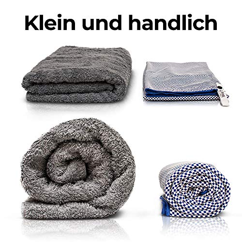 PRIME-ART-WOOD-Bambus-Reisehandtuch-I-Antibakterielles-Mikrofaser-Handtuch-fuer-Jede-Aktivitaet-I-Bambus-Handtuch-Microfaser-Handtuch-Wanderhandtuch