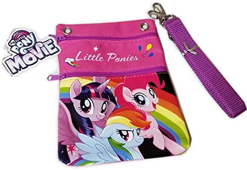 My Little Pony Pouch / Hand Bag Wallet Purse with Shoulder Bag w/ Strap &amp; Extra Pocket on the back