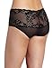 Natori Womens Feathers Brief Panty,Black,Large