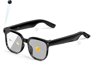 Voleeoa AI Smart Glasses with Camera, Hands-Free 1080P Recording Sunglasses with Real-Time Translation &amp; 8MP HD Video for Vlogging, Travel, Business (Open-Ear Audio, Bluetooth, Voice Assistant)5.0 out of 5 stars 62 offers from $136.99