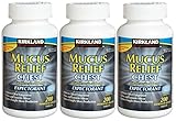 Kirkland Signature Mucus Relief Chest Guaifenesin 400 mg Expectorant - 200 tablets, 3 pack