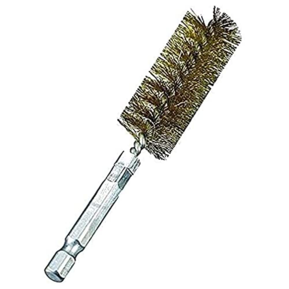 'KS Tools 3400063 1/4 Brass Wire Brush, Diameter 8 mm
