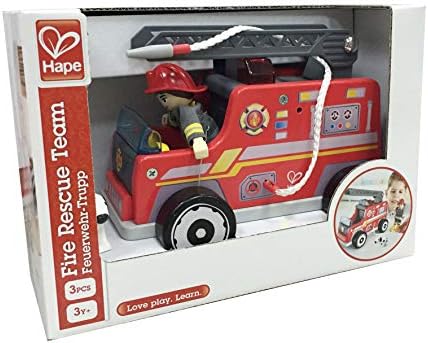 hape firehouse playset