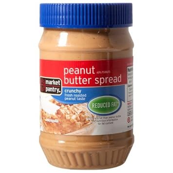 Amazon Com Market Pantry Reduced Fat Crunchy Peanut Butter