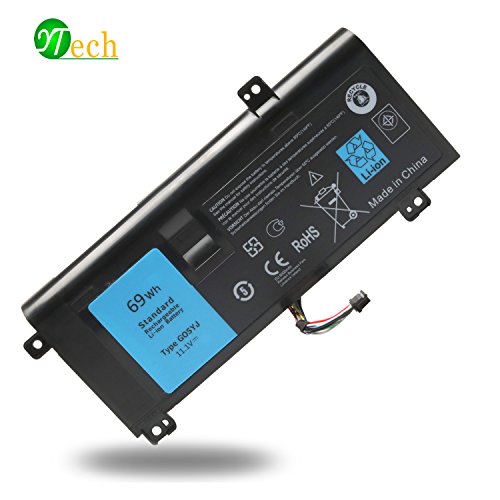 YTech New 69WH G05YJ New Laptop Battery for Dell Alienware 14 A14 M14X R4 14D-1528 0G05YJ ALW14D Y3PN0 8X70T[12 Months Warranty]