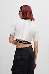 HUGO Enovia White100 Size 8 Dress Women's view 2