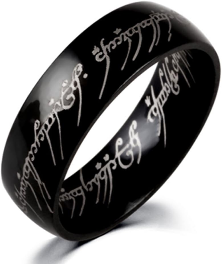 SaySure - Stainless Steel Chain Ring Titanyum Lord Of The Rings