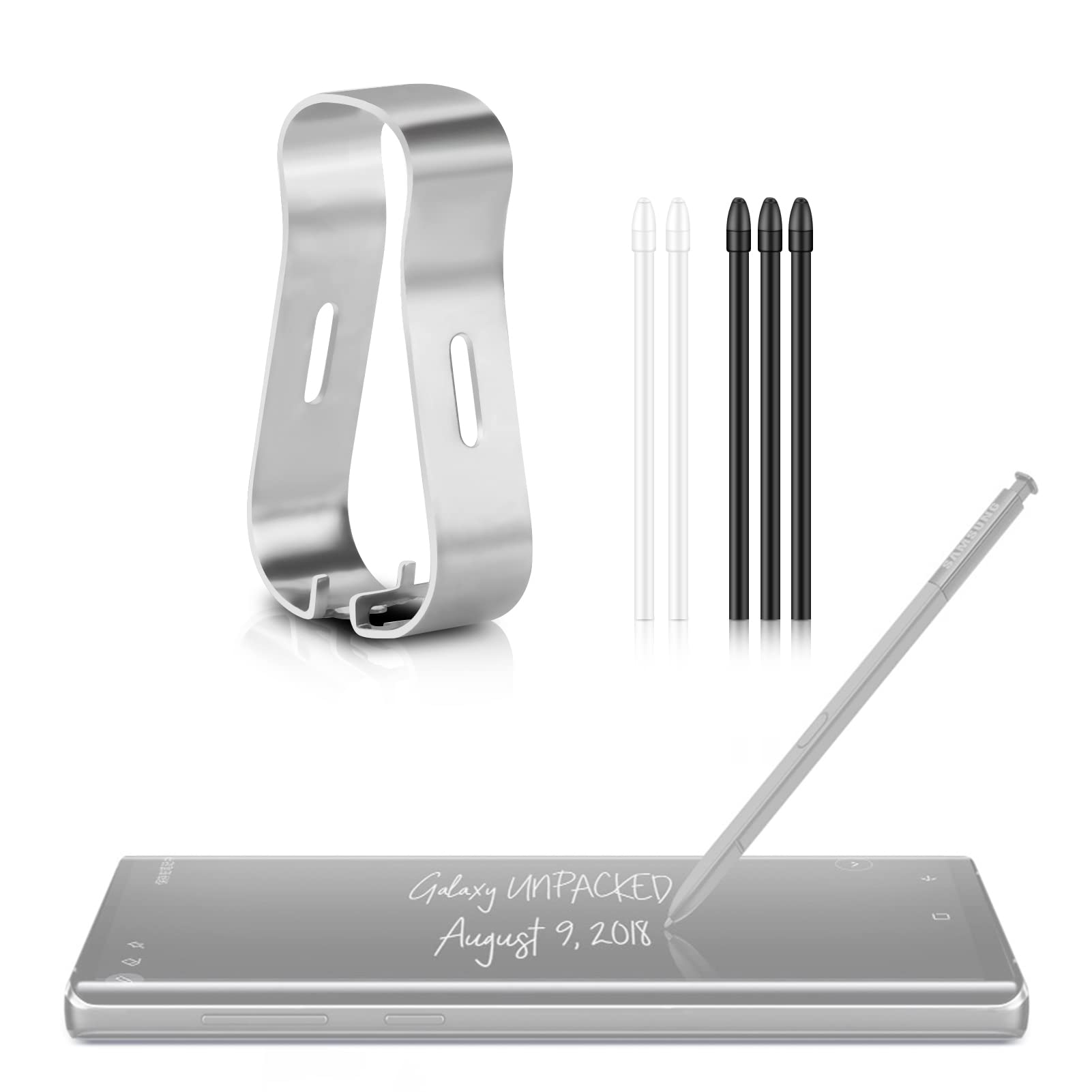 Yosoo Health Gear Tab S6 S Pen Nibs, S Pen Nibs, 5X Replacement Touch Stylus Tips Stylus Pen Tips for Galaxys Note 9, Note 8, Galaxys Tab S 3,Tab S4 Tab 2 (Black)