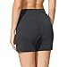 BALEAF Women's Shorts Athletic Running Workout Casual Cotton Lounge Walking Sweat Yoga Jersey Pull On Shorts Pockets Charcoal Size M