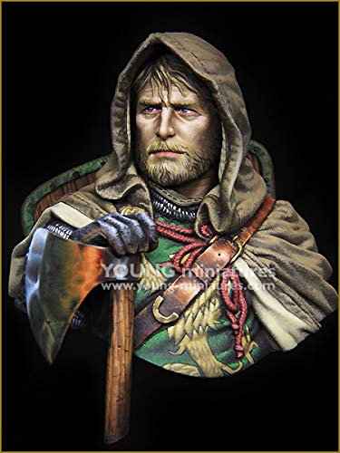 XINGCHANG 1/10 Bust Resin Figure Model Kit EUROPÄISCHER Ritter 13. Jahrhundert Unmontiert unbemalt