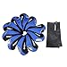 GIWOX Golf Club Head Cover Waterproof Neoprene Club Head Covers with Transparent Plastic Window Display(Set of 10,Blue&Black)