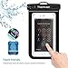 Tilaprecape 100% Waterproof Case With Sensitive PVC Touch Screen, Black CellPhone Dry Bag Pouch With Super Sealability Technology For Cellphone Up To 6.5 Inches Diagonal