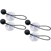 MARINE CITY Bungee Cord Suction Cup Boat Cover Tie Downs - Ideal for Trailers, Boat Covers, and Storage (Pack of 4)