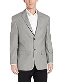 Haggar Men's Houndstooth Sport Coat,  Black, 46 R