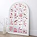 255PCS Valentines Day Window Clings Decorations - Gnome Heart Decal Party Decor Ornaments