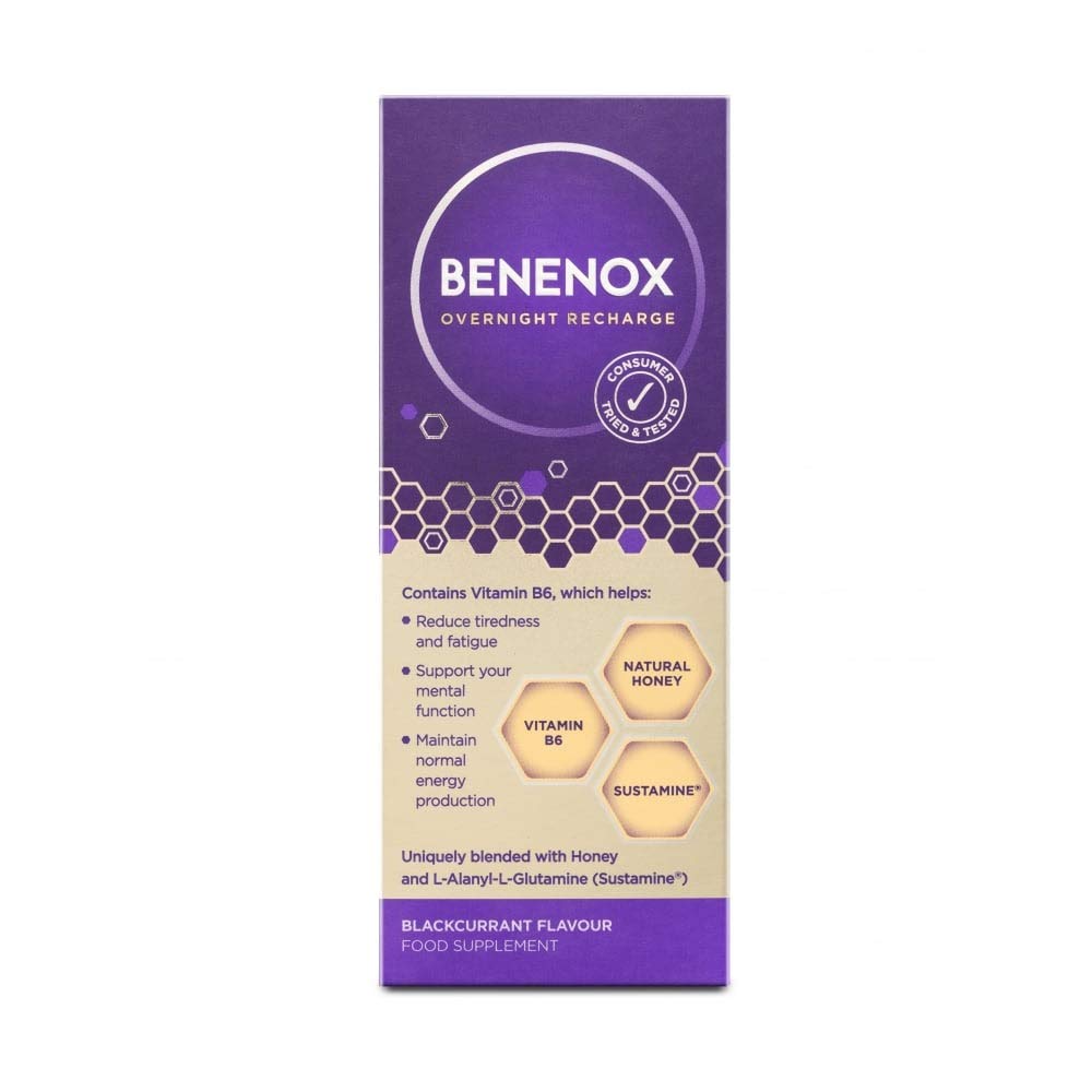 Benenox Overnight Recharge Blackcurrant 135ml - 2 Pack