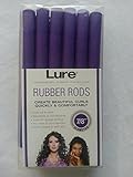 Lure Professional Rubber Hair Rollers - Rubber Rods - 7/8 Inch