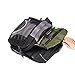 Hynes Eagle Universal Backpack Insert Organizer Travel Bag Slip Gadget Organization Kit Dark Black