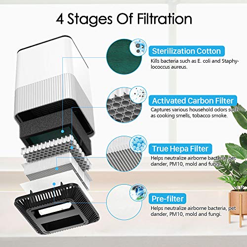 Nobebird A8 hepa-Filter-air-purifiers White