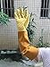 Hense Durable Leather Rose Pruning Gardening Gloves Puncture Resistant Yard Work Gloves Pruning Gloves for Gardener Orchardist Farmer Owner Men Women