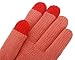 Simplicity Womens 3 Fingers Touchscreen Cable Knit Winter Gloves